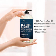 Load image into Gallery viewer, Botanic Hearth Biotin Shampoo &amp; Conditioner Set (16 oz Each) and Tree Tea &amp; Mint Face Wash (16 oz) Bundle
