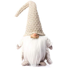 Load image into Gallery viewer, Funoasis Holiday Gnome Handmade Swedish Tomte, Christmas Elf Decoration Ornaments Thanks Giving Day Gifts Swedish Gnomes tomte 16 Inches (Khaki)
