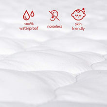 Load image into Gallery viewer, Waterproof Pack N Play Mattress Pad Protector, Comfortable and Durable Cotton Fabric, Fitted Baby Portable Mini Cribs, Graco Play Yards and Foldable Mini Crib Mattress Cover
