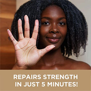 Soft-Sheen Carson Carol's Daughter Goddess Strength Repairing Cocoon Hydrating Hair Mask for Dry Damaged & Curly Hair, Restores Moisture, Made with Castor Oil, 12 Oz, White