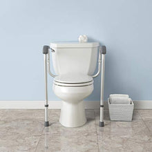 Load image into Gallery viewer, Medline Toilet Safety Rails, Safety Frame for Toilet with Easy Installation, Height Adjustable Legs, Bathroom Safety
