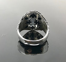 Load image into Gallery viewer, KAR 925K Stamped Sterling Silver Amethyst Men&#39;s Ring I1F (12)
