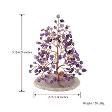 Load image into Gallery viewer, Jovivi Natural Amethyst Crystal Quartz Money Tree Tumbled Gemstones 5.5&quot;-6.3&quot;, Geode Agate Slices Base Feng Shui Ornaments Home Living Room Table Office Decoration for Wealth and Luck
