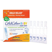 Load image into Gallery viewer, Boiron ColdCalm Baby Single-Use Drops for Relief from Cold Symptoms of Sneezing, Runny Nose, and Nasal Congestion - Sterile and Non-Drowsy Liquid Doses - 30 Count
