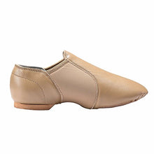 Load image into Gallery viewer, Dynadans Leather Upper Slip-on Jazz Shoe for Girls and Boys (Big Kid/Little Kid/Toddler) 3M Little Kid Brown
