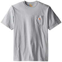 Load image into Gallery viewer, Carhartt Men's K87 Workwear Short Sleeve T-Shirt (Regular and Big &amp; Tall Sizes), Heather Grey, Medium
