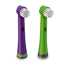 Load image into Gallery viewer, Brusheez Electronic Toothbrush Replacement Brush Heads (Snappy the Croc) _2 Pack
