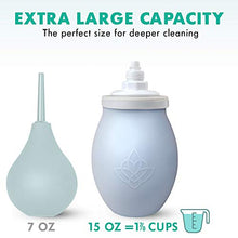 Load image into Gallery viewer, Silicone Enema Bulb Kit - Extra Large 15oz (450ml) Anal Douche for Men and Women - Portable - BPA and Phthalates Free - by Mikacare
