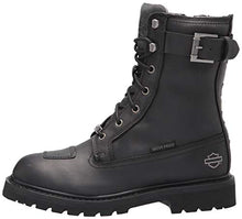 Load image into Gallery viewer, HARLEY-DAVIDSON FOOTWEAR Men's Brosner 8" lace Motorcycle Boot, Black, 8
