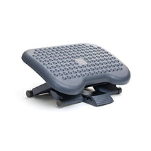 Load image into Gallery viewer, Mind Reader Comfy Rest, Ergonomic Foot, Pressure Relief for Comfort, Back, and Body, 3 Height, Black
