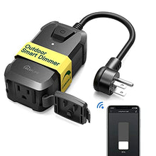 Load image into Gallery viewer, Outdoor Dimmer Plug 1Pack+Indoor Dimmable Smart Plug 1Pack Bundles

