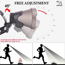 Load image into Gallery viewer, Led Rechargeable Headlamp, 10000 Lumens Super Bright LED Work Headlight Zoomable,Adjustable,8 Modes,Waterproof USB Rechargeable Head Lamp for Hiking, Running, Fishing, Camping
