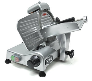 KWS Premium MS-6SS 200w Electric Meat Slicer 6-Inch Stainless Steel Blade, Frozen Meat/Deli Meat/Cheese/Food Slicer Low Noises Commercial and Home Use