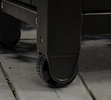 Load image into Gallery viewer, Keter Unity XL Portable Outdoor Table and Storage Cabinet with Hooks for Grill Accessories-Stainless Steel Top for Patio Kitchen Island or Bar Cart, Espresso Brown
