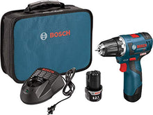 Load image into Gallery viewer, Bosch PS32-02 Cordless Drill Driver - 12V Brushless Compact Drill with 2 Lithium Ion Batteries, Charger &amp; Soft Carrying Case
