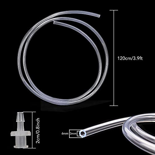 Load image into Gallery viewer, DEPEPE 2pcs 100ml Large Plastic Syringe with 2pcs 47in Handy Plastic Tubing and Luer Connections for Scientific Labs, Measuring, Watering, Refilling, Filtration, Feeding