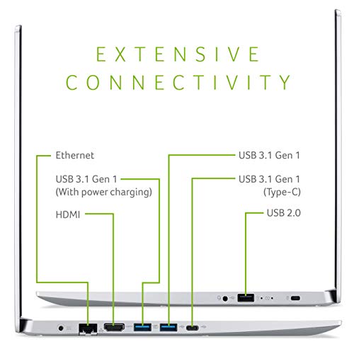 Load image into Gallery viewer, Acer Aspire 5 Slim Laptop, 15.6" Full HD IPS Display, 8th Gen Intel Core i3-8145U, 4GB DDR4, 128GB PCIe Nvme SSD, Backlit Keyboard, Windows 10 in S Mode, A515-54-30BQ