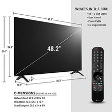 Load image into Gallery viewer, LG OLED A1 Series 48” Alexa Built-in 4k Smart TV (3840 x 2160), 60Hz Refresh Rate, AI-Powered 4K, Dolby Cinema, WiSA Ready, Gaming Mode (OLED48A1PUA, 2021)
