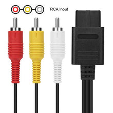 Load image into Gallery viewer, AV Composite Cable - 2.4M 9.5 Feet N64 AV Cable Composite Retro TV Audio Video Standard Cords Wire Cable for Nintendo 64 TV Games HDTV SNES Gamecube GC by FENGWANGLI
