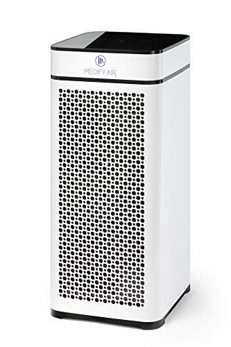 Medify MA-40W V2.0 Medical Grade Filtration H13 True HEPA for 840 Sq. Ft. Air Purifier, 99.9% | Modern Design - White