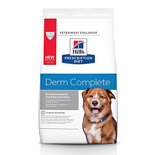 Hill's Prescription Diet Derm Complete Environmental, Skin & Food Sensitivities Dry Dog Food, 14.3 lb Bag