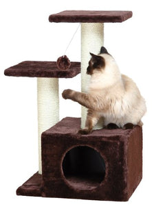 TRIXIE Pet Products Valencia Cat Tree, Chocolate Brown