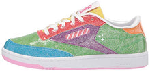 Load image into Gallery viewer, Reebok unisex child Club C Sneaker, Super Green/Aubergine/White, 3 Little Kid US

