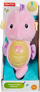 Fisher-Price On-the-Go Baby Dome, Soothe & Glow Seahorse, Pink