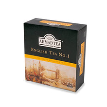 Load image into Gallery viewer, Ahmad Tea Black Tea, English Tea No.1 Teabags, 100 ct - Caffeinated and Sugar-Free
