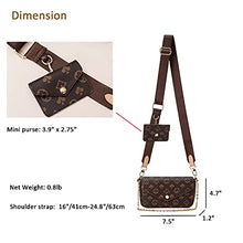 Load image into Gallery viewer, Crossbody Bags for Women WOQED Trendy Clutch Purse Fashionable Pochetthe Handbags Envelope Shoulder Bag with Mini Purse
