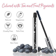 Load image into Gallery viewer, 100% PURE Fruit Pigmented Ultra Lengthening Mascara, Blueberry, 0.35oz, Blue Mascara for Natural Lash Extension, Long-lasting, Smudge-Proof, Clump-Free Lengthening - Blue
