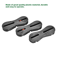 Load image into Gallery viewer, Surfboard Fusion FCS,3 Pack Fin Box,Pvc Fin Box Surfboard Fins Surfing Plugs Set Surf Accessories Kit with 6 Screws And 1 Key
