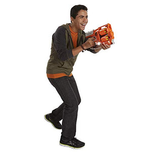 Nerf Zombie Strike FlipFury Blaster -- 2 Flipping 6-Dart Drums -- Fire 6 Darts, Flip, Fire 6 More -- 12 Nerf Zombie Strike Elite Darts (Amazon Exclusive)