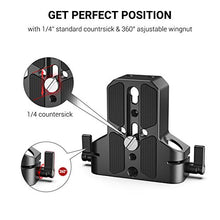 Load image into Gallery viewer, SMALLRIG Camera Base Plate with Rod Rail Clamp for Sony A6500 A6600, for Panasonic GH5, Sony A7 Series, etc, Both for Cameras &amp; Cages -1674
