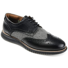 Load image into Gallery viewer, Thomas &amp; Vine Wilder Wingtip Derby Black 9 Medium Mens US
