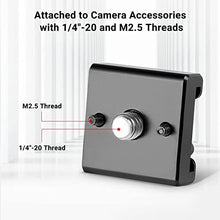 Load image into Gallery viewer, simorr Portable Selfie Stick Tripod with Bluetooth 3375+SmallRig Cold Shoe Mount Adapter (2pcs Pack) with 1/4&quot;-20 Thread for Camera Cage Flash LED Moniter - 2060
