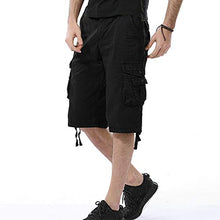 Load image into Gallery viewer, EAEAO Mens Cargo Shorts Relaxed Fit Multi-Pocket Outdoor Cargo Shorts
