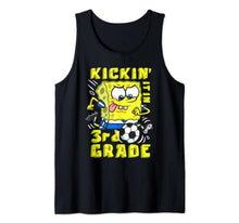 Load image into Gallery viewer, Mademark x SpongeBob SquarePants - SpongeBob Kickin It In 3rd Grade School Football Soccer Gift Tank Top
