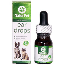 Load image into Gallery viewer, NaturPet Ear Drops for Dogs &amp; Cats | Use for Cleaning, Prior to Swimming, Stinky, Smelly Ears, Itchy Ears | All Natural Herbal Drops 10mL
