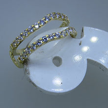 Load image into Gallery viewer, Dazzlingrock Collection 1.60 Carat (ctw) 10K Round White Cubic Zirconia Wedding Enhancer Double Ring, Yellow Gold, Size 8
