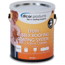 Load image into Gallery viewer, Dicor RPCRC1 White EPDM Rubber Roof Coating - 1 Gallon

