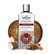 Load image into Gallery viewer, Cremo Rich-Lathering Body Wash A Sophisticated Blend of Distiller’s Spice, Fine Bourbon and White Oak, 16 Fl Oz, (2-Pack)
