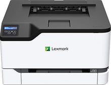 Load image into Gallery viewer, Lexmark C3224dw Color Laser Printer with Wireless capabilities, Standard Two Sided printing, Two Line LCD Screen with Full-Spectrum Security and Prints Up To 24 ppm (40N9000),White, Gray
