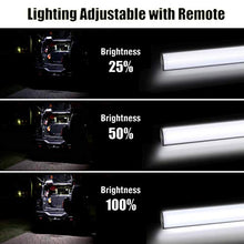 Load image into Gallery viewer, Interior Light Led Rear Glass Lift Gate Dome Light Bar fit for Jeep Wrangler 2007-2018 JK JKU, 2018-2020 JL JLU, 1997–2006 TJ Suitable for Camping Tailing BBQ and Fishing
