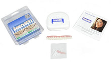 Load image into Gallery viewer, Imako Cosmetic Teeth for Women 1 Pack. (Large, Bleached) Uppers Only- Arrives Flat. Fit at Home Do it Yourself Smile Makeover!

