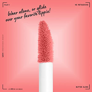 NYX PROFESSIONAL MAKEUP Butter Gloss, Non-Sticky Lip Gloss - Creme Brulee (Natural)