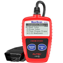 Load image into Gallery viewer, Autel MS309 Universal OBD2 Scanner Check Engine Fault Code Reader, Read Codes Clear Codes, View Freeze Frame Data, I/M Readiness Smog Check CAN Diagnostic Scan Tool

