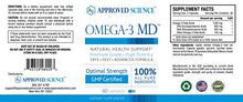 Load image into Gallery viewer, Omega-3MD - Fish Oil EPA &amp; DHA - Improve Cardiovascular, Cognitive, and Joint Health - 6 Bottles Supply
