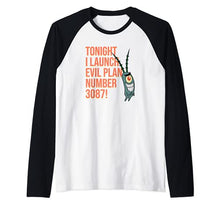 Load image into Gallery viewer, Mademark x SpongeBob SquarePants - Plankton - Evil Plan Number 3087 Raglan Baseball Tee
