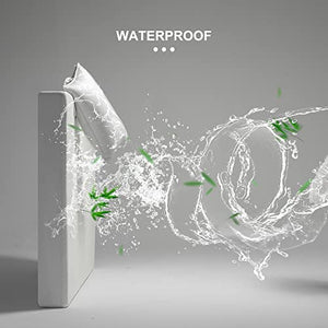 Jet's Home King Waterproof Mattress Protector Mattress Pad Cover,Soft Breathable Machine Washable Bamboo Mattress Cover, Quiet Non Noisy Bed Cover with Deep Pocket Fits Up to 17”